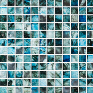 1x1 straight set - Shimmery Blue Green blend