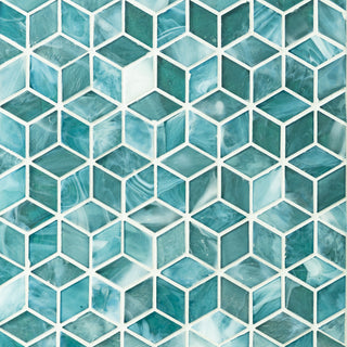 Cube - Teal Swirly blend