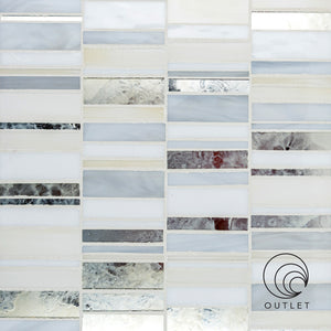 Zest Art Glass Mosaic in Million Dollar Blend