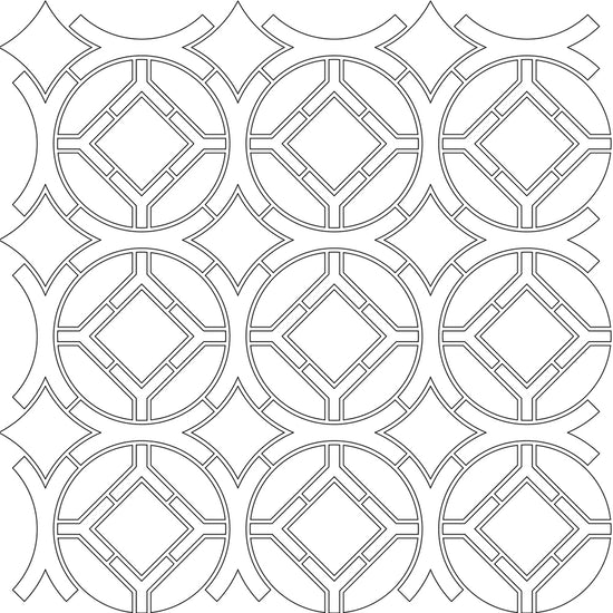 Cathedral Pattern in Water-Jet Cut Art Glass Cathedral Pattern in Water-Jet Cut Art Glass