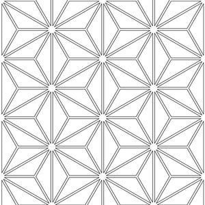 Estrella Pattern in Water-Jet Cut Art Glass