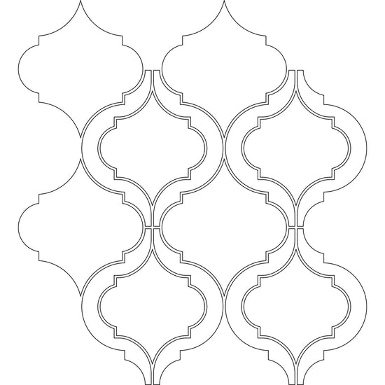 Jali Pattern in Water-Jet Cut Art Glass Jali Pattern in Water-Jet Cut Art Glass