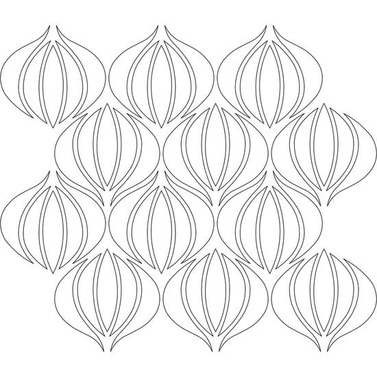 Lotus Pattern in Water-Jet Cut Art Glass Lotus Pattern in Water-Jet Cut Art Glass