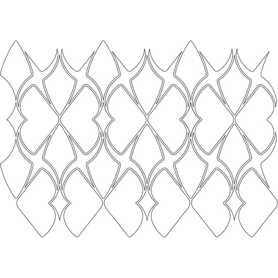 Mariposa Pattern in Water-Jet Cut Art Glass Mariposa Pattern in Water-Jet Cut Art Glass