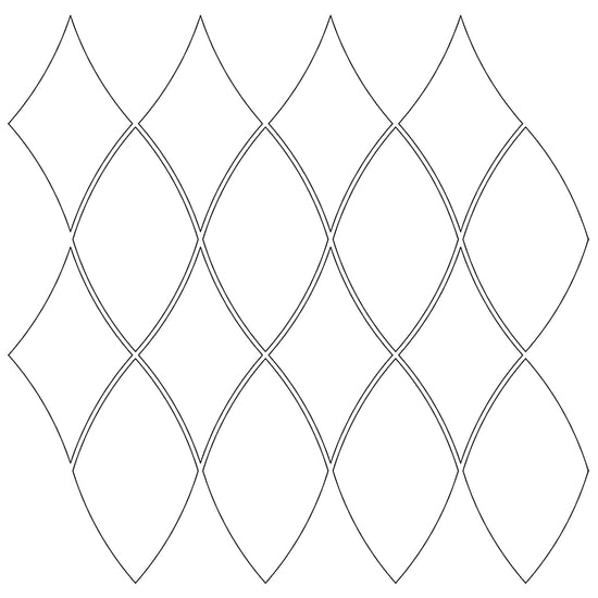 Papyrus Pattern in Water-Jet Cut Art Glass Papyrus Pattern in Water-Jet Cut Art Glass