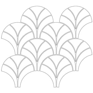 Pompeii Pattern in Water-Jet Cut Art Glass