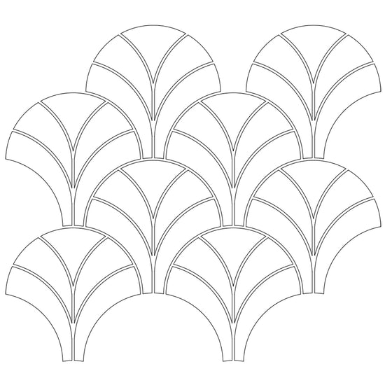 Papyrus Pattern in Water-Jet Cut Art Glass Papyrus Pattern in Water-Jet Cut Art Glass