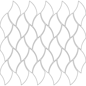 Sirena Pattern in Water-Jet Cut Art Glass