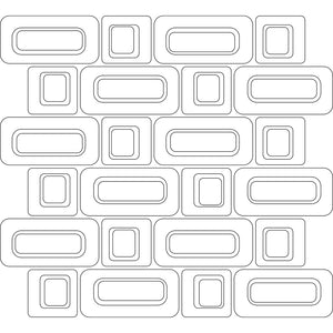 Swank Pattern in Water-Jet Cut Art Glass