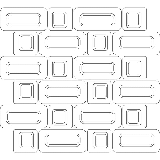 Swank Pattern in Water-Jet Cut Art Glass Swank Pattern in Water-Jet Cut Art Glass