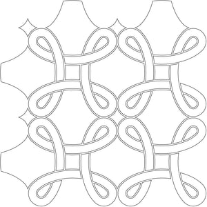 Vogue Pattern in Water-Jet Cut Art Glass
