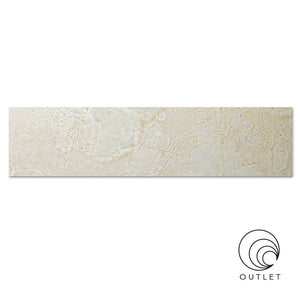 4” x 12” Art Glass Field Tile in Gilt Antique Mirror