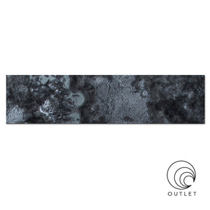 4” x 12” Art Glass Field Tile in Nocturne Antique Mirror