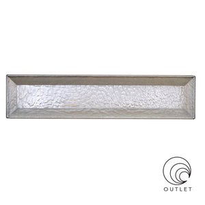 2”x 8” Intro Dimensional Field Tile in Platinum Iridescent