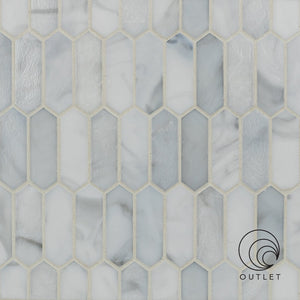 Picket Mosaic in Grey Blend
