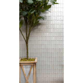 1 x 2  Mosaic Tile Straight Set in All Cast Glass Colors