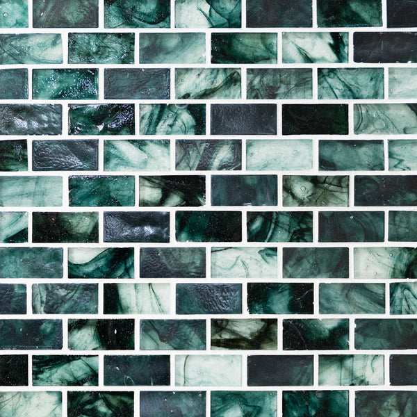 1x2 offset Forest Green – Glasstile