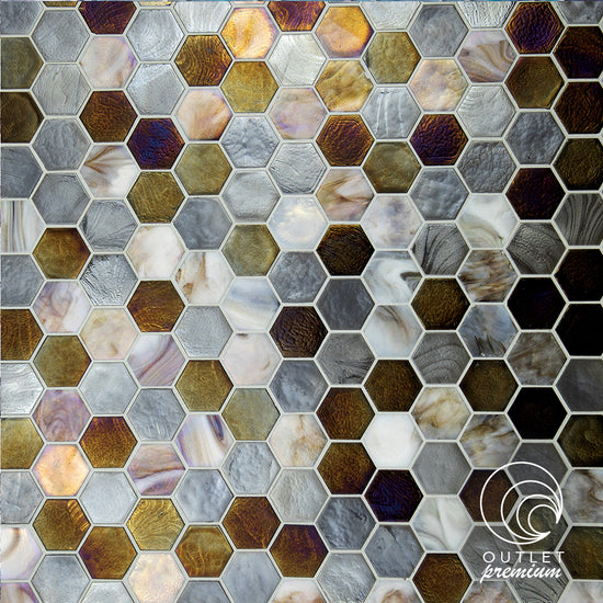 1-5/8” Hexagon in Ridgecrest Blend