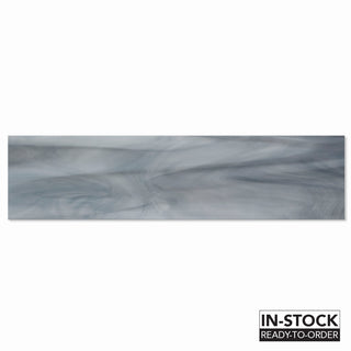 3” x 12” Luxury Art Glass Field Tile in Celestine