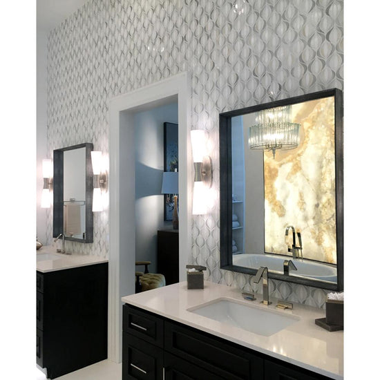 Devotion Lotus in Transcend Blend (Lustre Antique Mirror, Gosh White, and Rain Cloud)