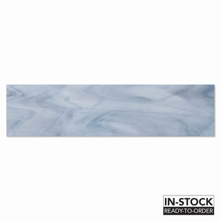 3” x 12” Luxury Art Glass Field Tile in Light Smoke