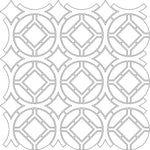 Cathedral Pattern in Water-Jet Cut Art Glass Sketch