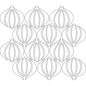 Lotus Pattern in Water-Jet Cut Art Glass