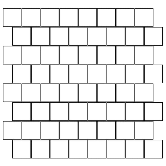 7/8″ x 7/8″ Tile in all Cast Glass Colors (Straight or Offset)