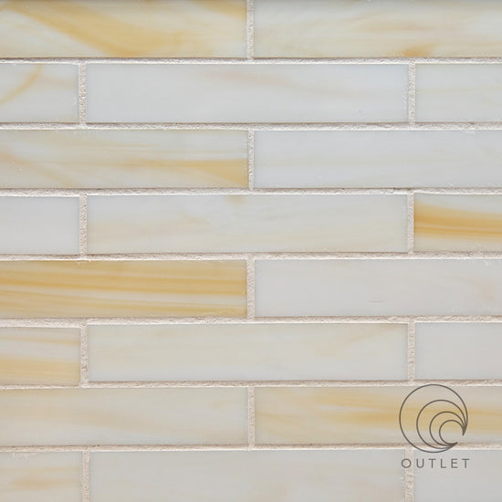 1" x 6" Art Glass Mosaic in Sugar Cane