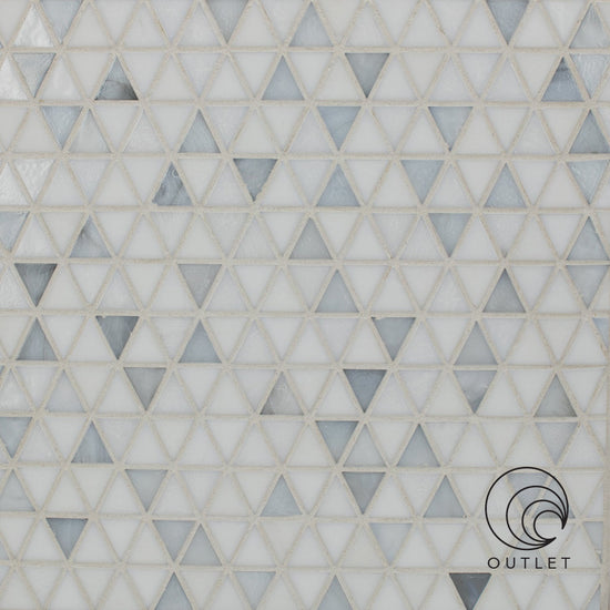 Triangle Mosaic in Grey Blend