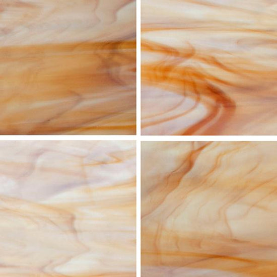 Light Medium Beige Art Glass